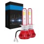 2 PCS YBW5-RED H1 DC9-36V 12W 6000K/-8000K-3000K 2100LM IP68 Car LED Fog Light