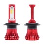 2 PCS YBW5-RED H7 DC9-36V 12W 6000K/-8000K-3000K 2100LM IP68 Car LED Fog Light