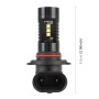 2 PCS 9005 / 9006 DC12V 4.3W 6000K 500LM Car Fog Lights with 12LEDs SMD-2525