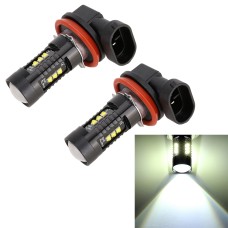 2 PCS H11 / H8 DC12V 4.3W 6000K 500LM Car Fog Lights with 12LEDs SMD-2525