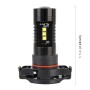 2 PCS H16 DC12V 4.3W 6000K 500LM Car Fog Lights with 12LEDs SMD-2525