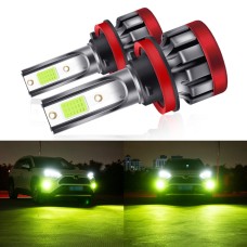 2 PCS EV19 H11 / H8 DC9-30V 8W 3000LM IP68 Car Fog Lights (Lime Light)