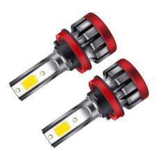 2 PCS EV19 H11 / H8 DC9-30V 30W 3000LM 3000K IP68 Car Fog Lights (Gold Light)