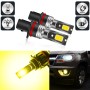 2 PCS EV19 P13W DC9-30V 30W 3000LM 3000K IP68 Car Fog Lights (Gold Light)