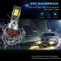 2 PCS EV19 P13W DC9-30V 30W 3000LM 3000K IP68 Car Fog Lights (Gold Light)