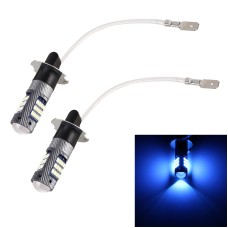 1 Pair H3 DC12V / 5W Car LED Fog Light with 42LEDs SMD-2016 Lamp Beads (Ice Blue Light)