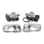 1 Pair Car Modified Front Fog Light for Honda Civic 1992-1995 (White Light)