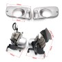 1 Pair Car Modified Front Fog Light for Honda Civic 1992-1995 (White Light)