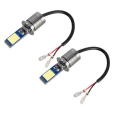 H3 2 PCS DC12-24V / 10.5W Car Fog Lights with 24LEDs SMD-3030 & Constant Current, Box Packaging(White Light)