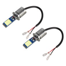 H3 2 PCS DC12-24V / 10.5W Car Fog Lights with 24LEDs SMD-3030 & Constant Current, Box Packaging(Lime Light)