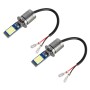 H3 2 PCS DC12-24V / 10.5W Car Fog Lights with 24LEDs SMD-3030 & Constant Current, Box Packaging(Lime Light)