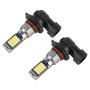 9005 2 PCS DC12-24V / 8.6W Car Fog Lights with 24LEDs SMD-3030 & Constant Current, Bag Packagin(Gold Light)