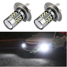 1 Pair H7 12V 7W Continuous Car LED Fog Light(White Light)