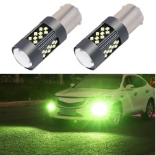 1 Pair 1156 12V 7W Strobe Car LED Fog Light(Lime Light)