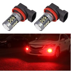 1 Pair H11 12V 7W Strobe Car LED Fog Light(Red Light)