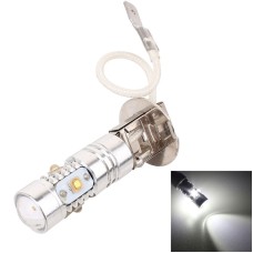 H3 25W 1250LM 6500K White Light 5 XT-E LED Car Foglight, Constant Current, DC12-24V ( Silver + Yellow )