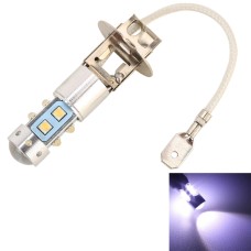 H3 50W 600LM 5500K  White Light 10 SMD-2828-LEDs Car Foglight, Constant Current, DC12-24V(White Light)