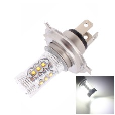 H4 80W 800LM 6500K White Light 16-3535-LEDs Car Foglight, Constant Current, DC12-24V(White Light)