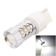 T20/7440 Single Wire 80W 800LM 6500K White Light 16-3535-LEDs Car Foglight, Constant Current, DC12-24V
