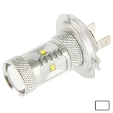 H7 30W White 6 CREE LED Fog Light for Vehicles, DC 12-24V