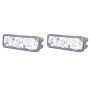 2 PCS MZ 9W 540LM 6500K 3-LED White Light Wired Car Daytime Running Light Fog Lamp, DC12-24V, Light Wire: 15cm