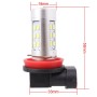 2 PCS H11 4.2W 630LM White Light 21 LED 2835 SMD Car Front Fog Light Lamp Bulb, DC 12V