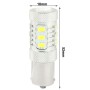 1156 11W White LED Turn Light for Vehicles, DC 12-30V, 12 LED SMD 5630 Light + 5W 1 LED CREE Light