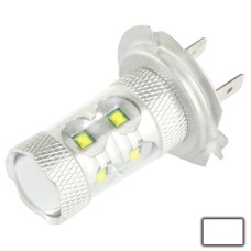 H7 60W White 12 CREE LED Fog Light for Vehicles, DC 12-30V