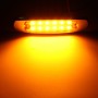10 PCS LED Clearance Yellow Light 12 LEDs 24V 6000K Heavy Truck Side Lamp for Peterbilt