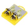 H4 Xenon Pure Yellow Bulbs, 12V 100/90W