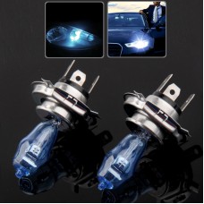 HOD H4 Halogen Bulb, Super White Car Headlight Bulb, 12 V, 90 /100W, 6000K 2400 LM (Pair)