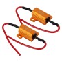 2 PCS Car Canbus Error Canceller Decoder Load Resistor LED 25W 25 Ohm No Blinking Decoder