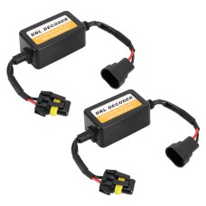 2 PCS 9006 Car Daytime Running Light Decoder