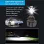 2 PCS V1S HB3 30W 4000LM 6000K IP67 Waterproof Car Headlight with 6 CSP Lamps White Light, DC 11-30V