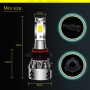 2 PCS 9005/HB3 27W 3000LM 6000K Pure White COB Chips LED Headlight Bulbs Conversion Kit, DC 9-36V