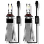 2 PCS 9005/HB3 30W 4000LM 6000K Pure White CSP LED Headlight Bulbs Conversion Kit, DC 9-36V