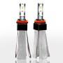 2 PCS H11 30W 4000LM 6000K Pure White CSP LED Headlight Bulbs Conversion Kit, DC 9-36V