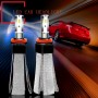 2 PCS H11 30W 4000LM 6000K Pure White CSP LED Headlight Bulbs Conversion Kit, DC 9-36V