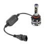 2 PCS XT7 9006 / HB4 DC8-48V / 25W / 6500K / 2000LM IP67 Car LED Headlight Lamps, with Blue Devil Eye Running Lamp / 6 CSP Lamps