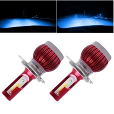 2 PCS FS35 H4 DC9-36V / 24W / 8000K / 3000LM IP68 Car / Motorcycle LED Headlight Lamps / Fog Light(Ice Blue Light)