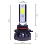 2 PCS 9005 DC9-36V / 36W / 8000K / 6000LM IP68 Car / Motorcycle Mini COB LED Headlight Lamps / Fog Light(Ice Blue Light)