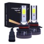 2 PCS 9005 DC9-36V / 36W / 3000K / 6000LM IP68 Car / Motorcycle Mini COB LED Headlight Lamps / Fog Light(Gold Light)