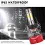 2 PCS EV16 H7 DC8-48V / 24W / 2800LM / 6000K IP67 Car LED Headlight Lamps