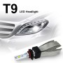 2 PCS T9 HB3 / 9005 / H10 9-36V / 25W / 3000K 4300K 6000K / 3000LM IP68 Car Triple Color LED Headlight Lamps