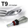 2 PCS T9 H8 / H9 / H11 9-36V / 25W / 3000K 4300K 6000K / 3000LM IP68 Car Triple Color LED Headlight Lamps