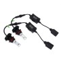 2 PCS  9004 25W 4000LM 6000K White Light Car 16 High Power LED Lumileds ZES LEDs Headlight Kit with Driver, DC 0-36V