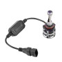 2 PCS XT7 9012 DC8-48V / 25W / 6500K / 2000LM IP67 Car LED Headlight Lamps, with Blue Devil Eye Running Lamp / 6 CSP Lamps