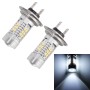 2 PCS H7-2835 10.5W 780LM 6500K 21 SMD 2835 LEDs Car DRL Headlights, DC 12~24V(White Light)