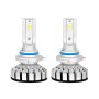 2 PCS R8 9006/HB4 30W 3500LM 6000K IP65 Waterproof Car LED Headlight with 2 COB Lamps, DC 9-36V (White Light)