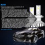 2 PCS R8 9012/HIR2 30W 3500LM 6000K IP65 Waterproof Car LED Headlight with 2 COB Lamps, DC 9-36V (White Light)